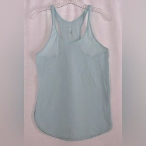 Lululemon Athletica women’s racerback top tank.Light mint green pinstriped.Sz 6